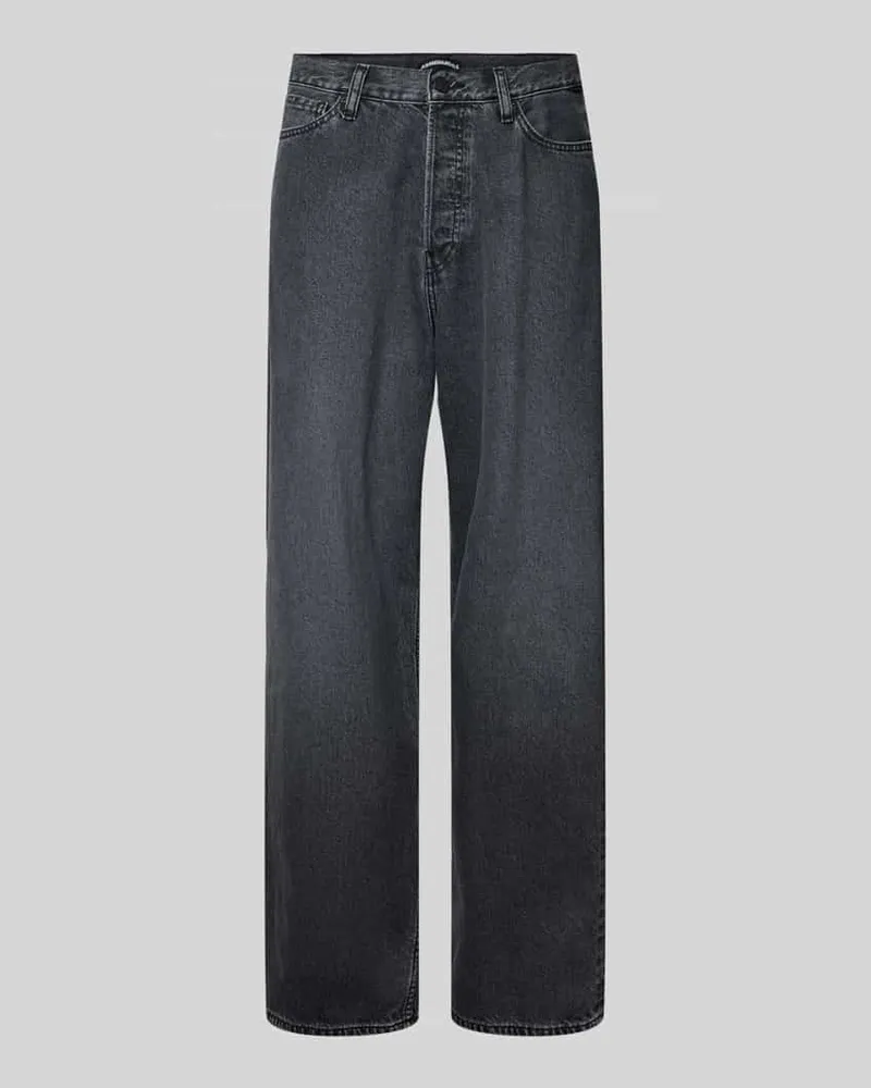 Armedangels Loose Fit Baggy Jeans aus reiner Baumwolle Modell 'JAAMEO Anthrazit