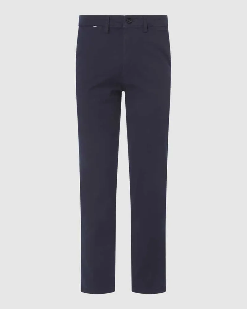 Selected Homme Slim Fit Chino in unifarbenem Design Modell 'NEW Miles Marine