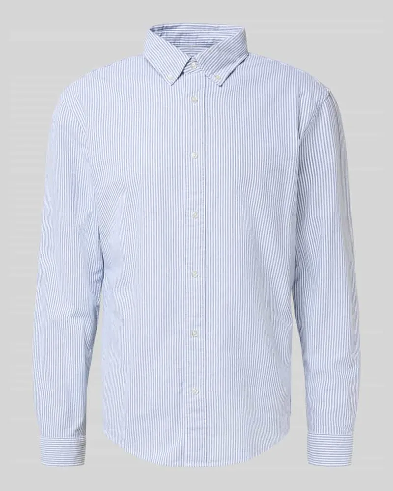 McNeal Freizeithemd mit Knopfleiste Royal