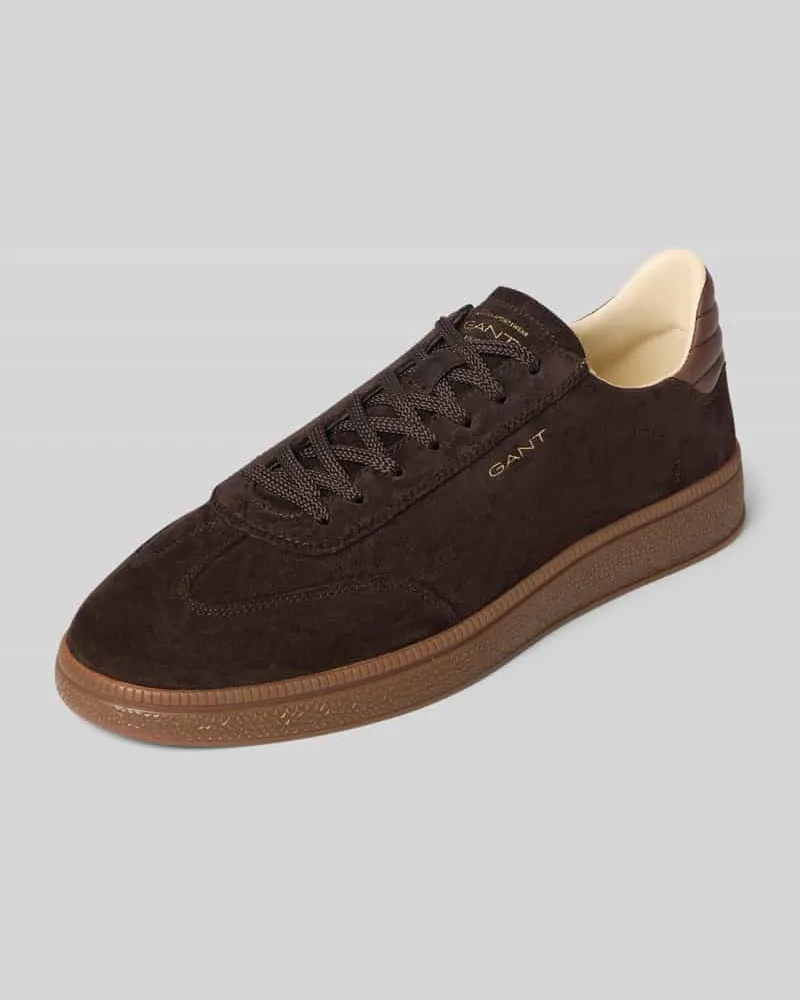 Gant Sneaker aus echtem Rindsleder Modell 'Cuzmo Dunkelbraun