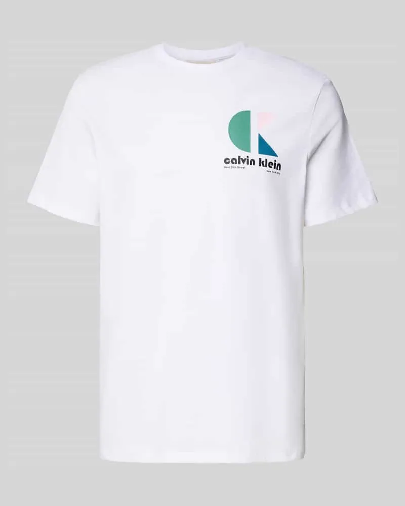 Calvin Klein T-Shirt mit Label-Print 