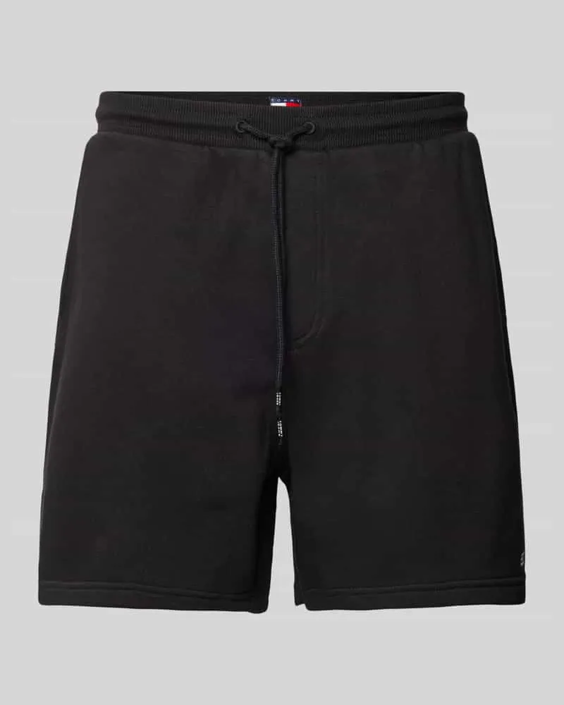 Tommy Hilfiger Regular Fit Sweatshorts aus Baumwoll-Mix 