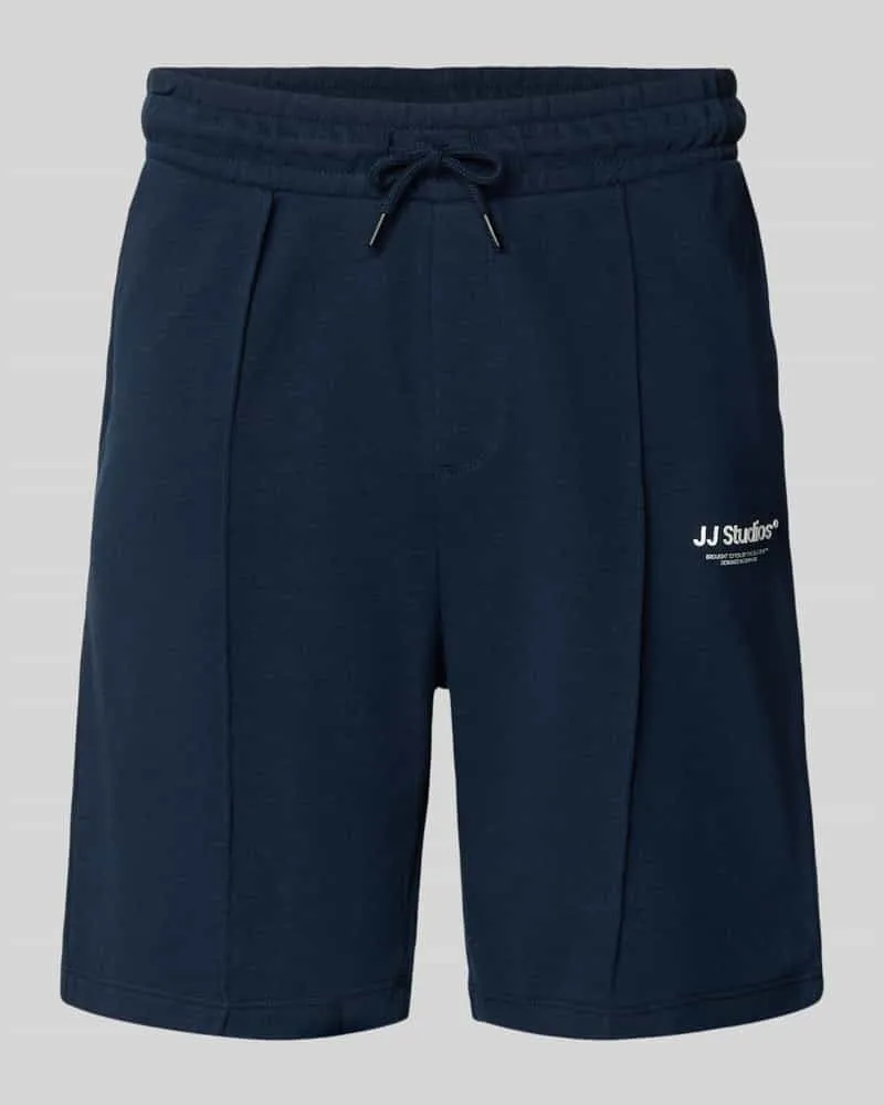 Jack & Jones Sweatshorts mit Logo Model 'KANE Marine