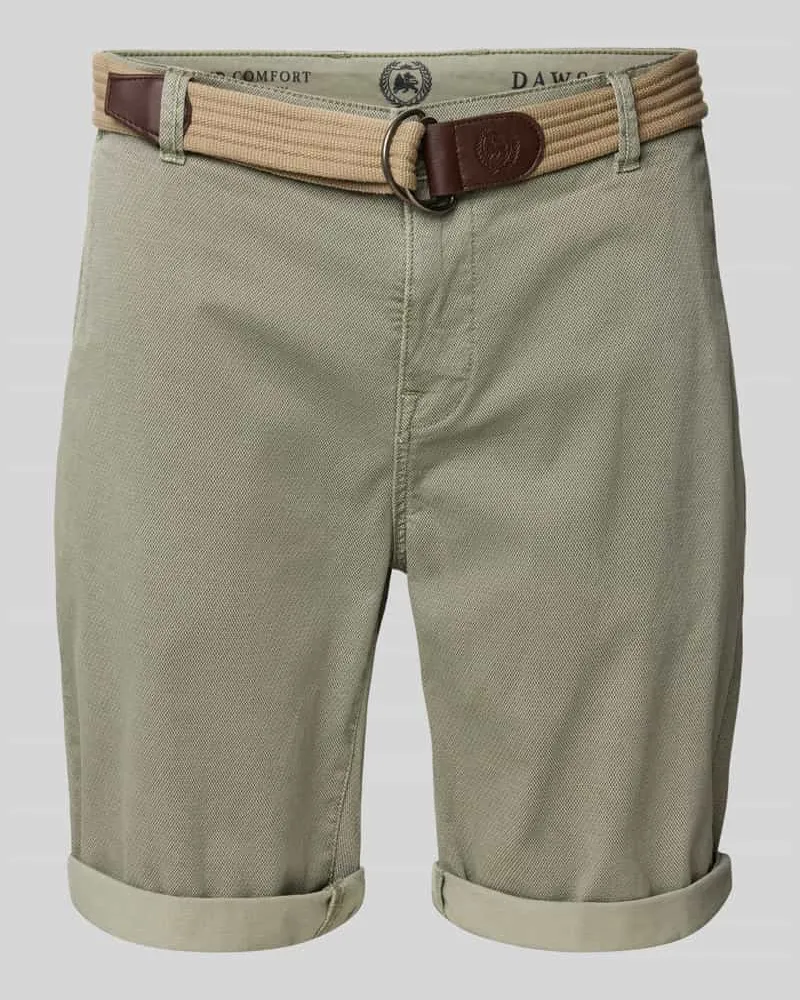 Lerros Bermudas mit Gürtel und Gesäßtaschen 