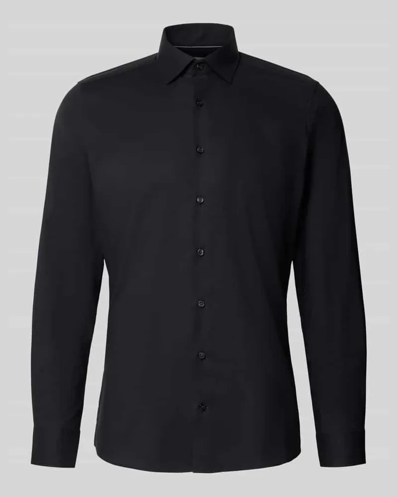Olymp Slim Fit Business-Hemd mit Kentkragen 