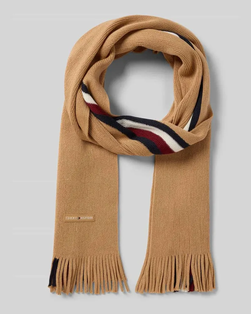 Tommy Hilfiger Schal aus Woll-Mix Beige