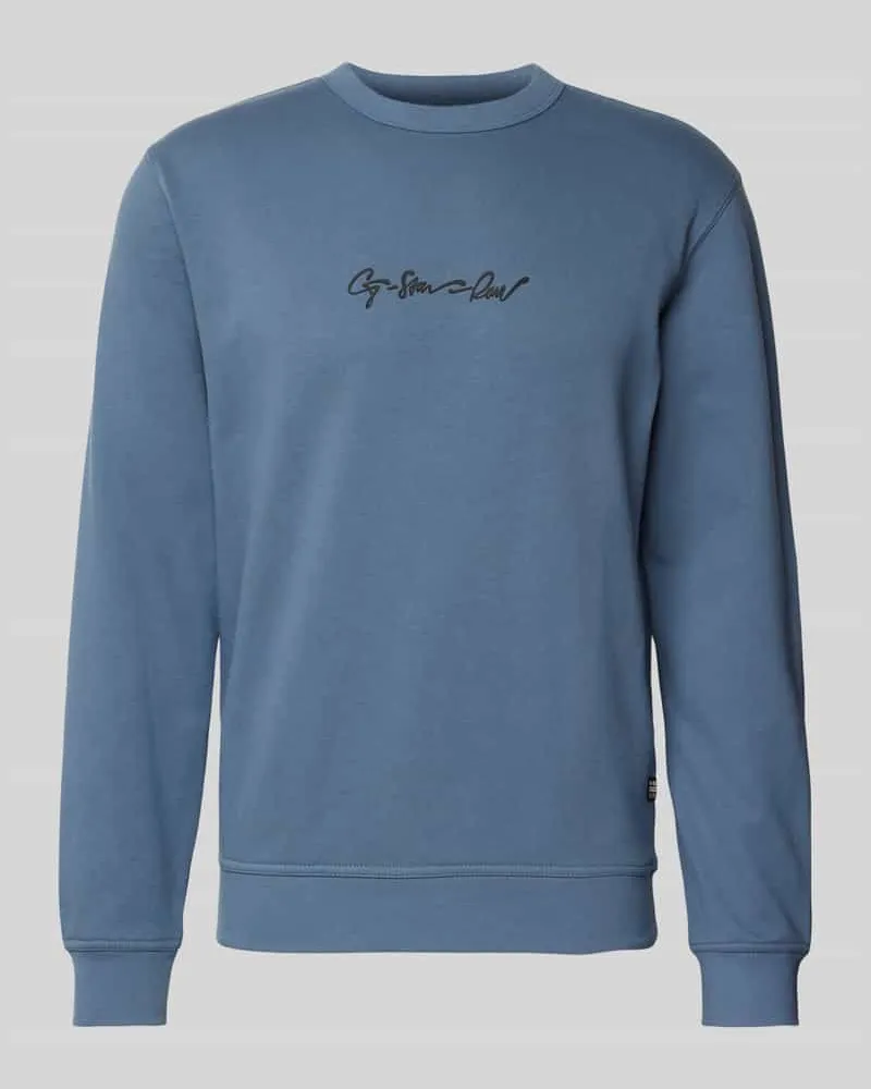 G-STAR RAW Sweatshirt mit Label-Print 