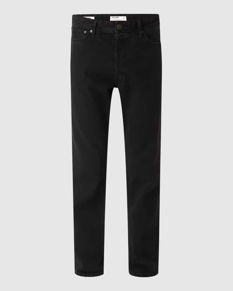 Jack & Jones Loose Fit Jeans aus Baumwolle Modell 'Chris Black