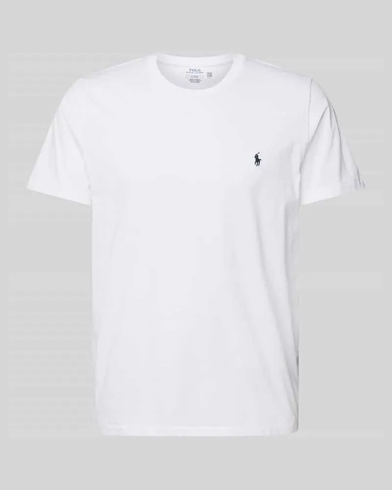 Ralph Lauren T-Shirt mit Logo-Stitching Weiss