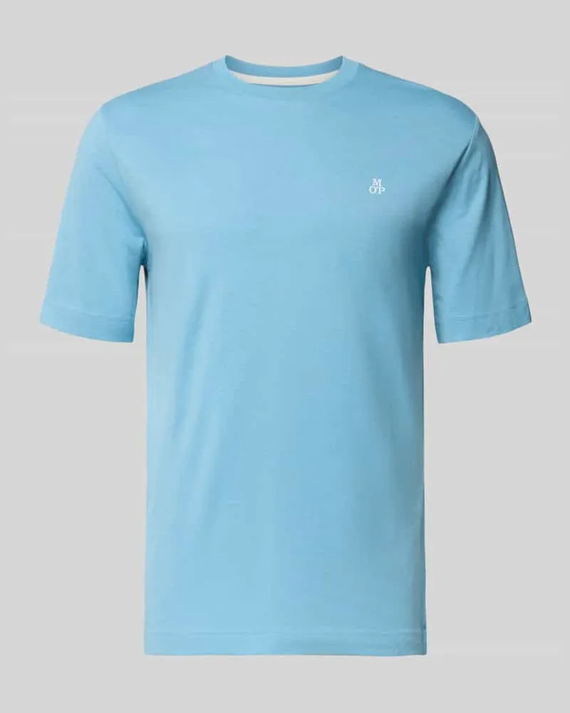 Marc O'Polo Regular Fit T-Shirt aus reiner Baumwolle Blau