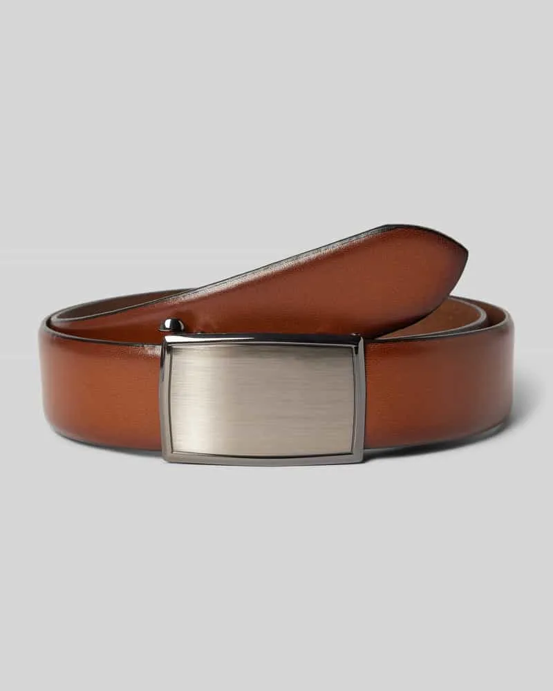 Lloyd Belts Ledergürtel mit Koppelschließe Cognac