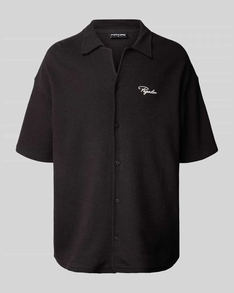 PEGADOR Relaxed Fit Freizeithemd mit Strukturmuster Modell 'SIGNAR 