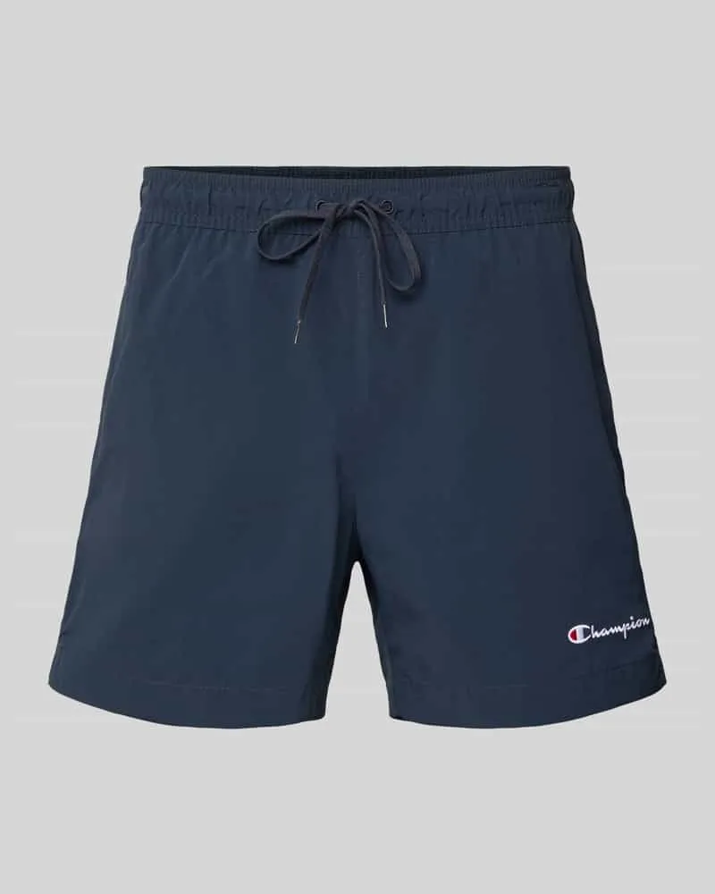 Champion Regular Fit Badehose mit Label-Stitching 