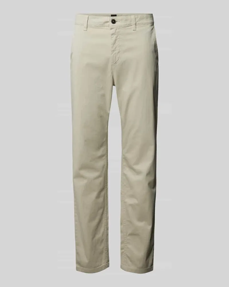 HUGO BOSS Tapered Fit Chino mit Gürtelschlaufen 