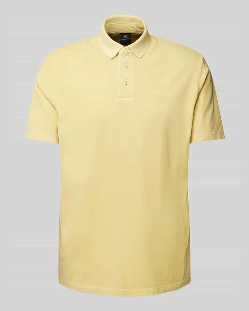Armani Exchange Poloshirt mit kurzer Knopfleiste 