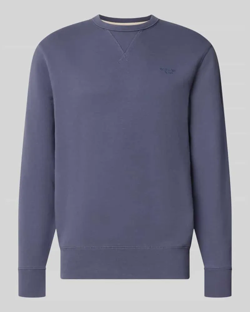 Superdry. Sweatshirt aus Baumwoll-Mix Dunkelblau