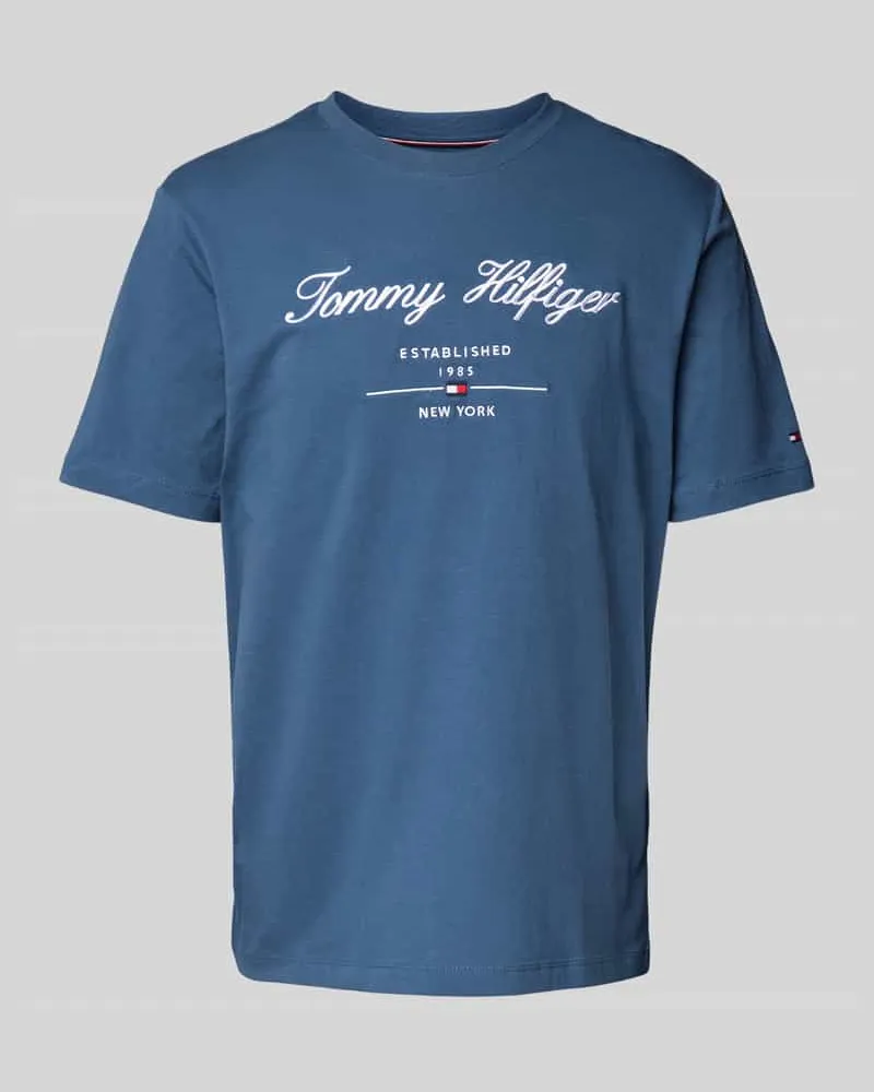 Tommy Hilfiger T-Shirt mit Label-Stitching 