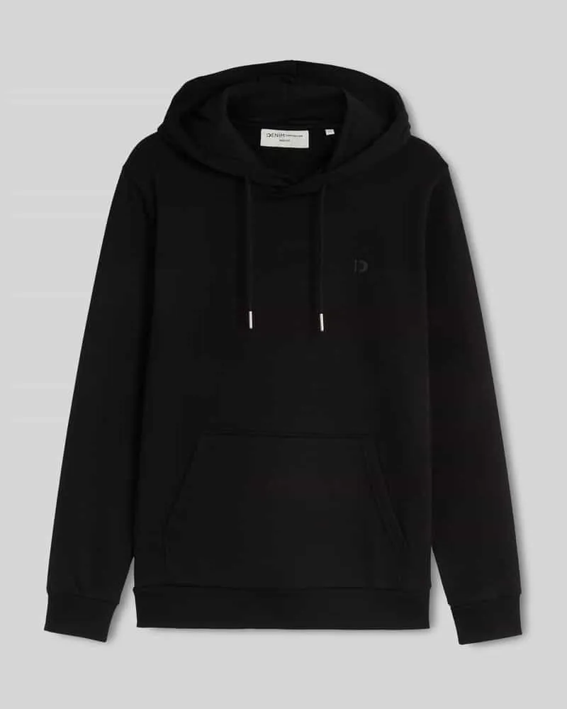 Tom Tailor Regular Fit Hoodie aus Baumwoll-Mix Black