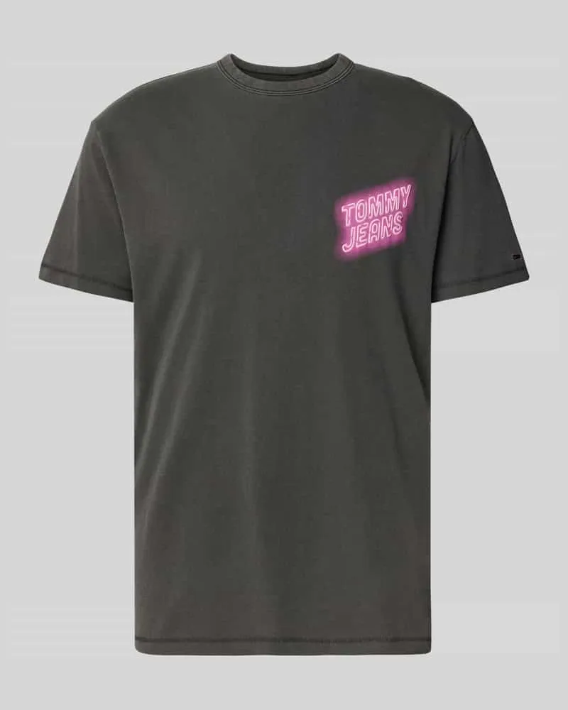 Tommy Hilfiger Regular Fit T-Shirt aus reiner Baumwolle Black