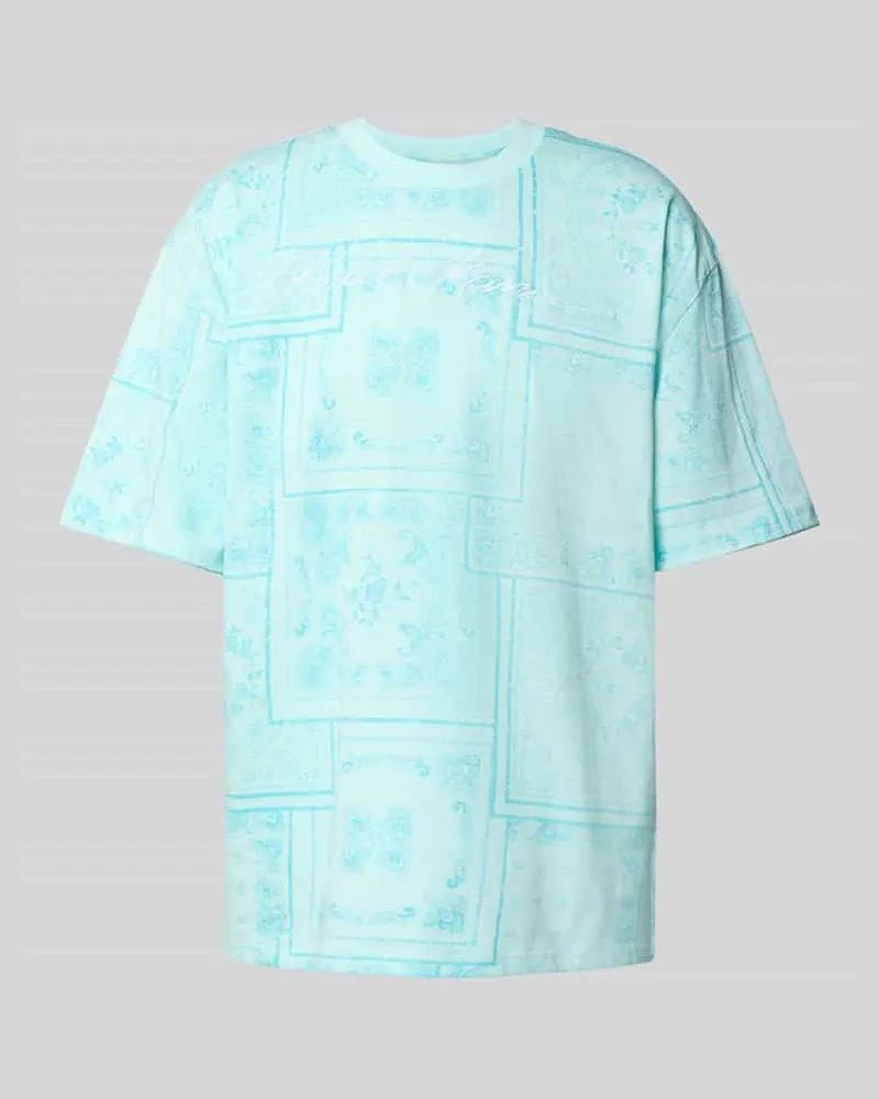 Karl Kani T-Shirt mit Label-Stitching 