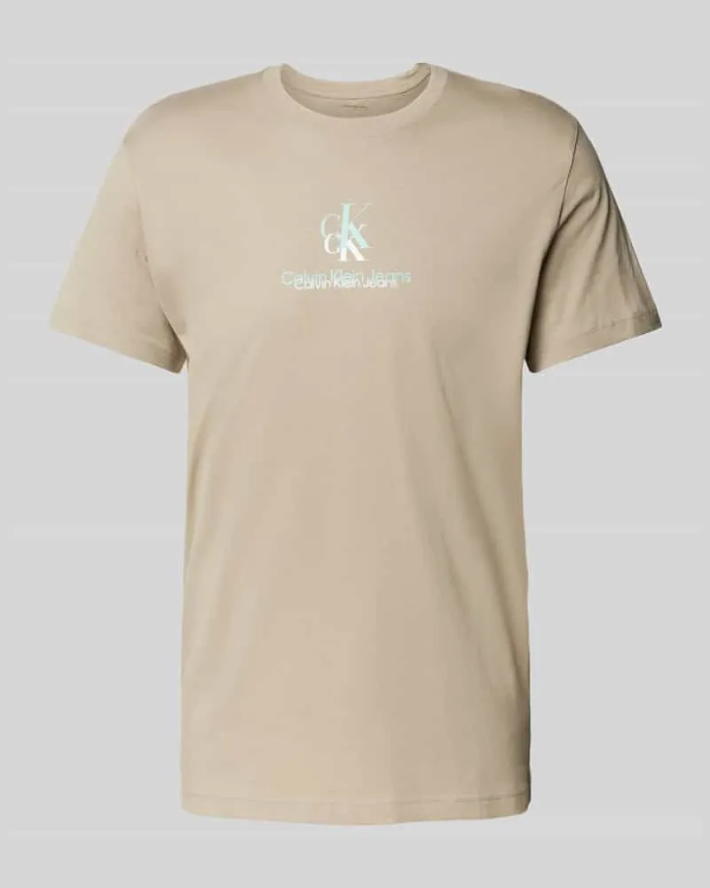 Calvin Klein T-Shirt mit Label-Print 