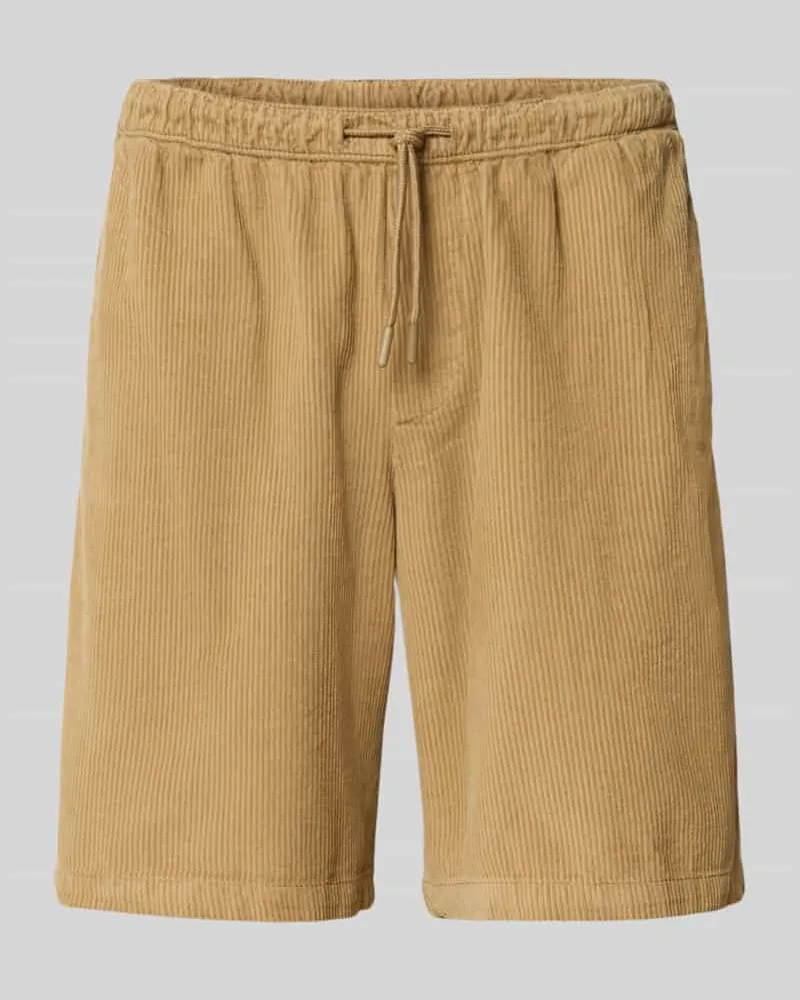 Jack & Jones Regular Fit Shorts aus Cord mit elastischem Bund Modell 'BILL 