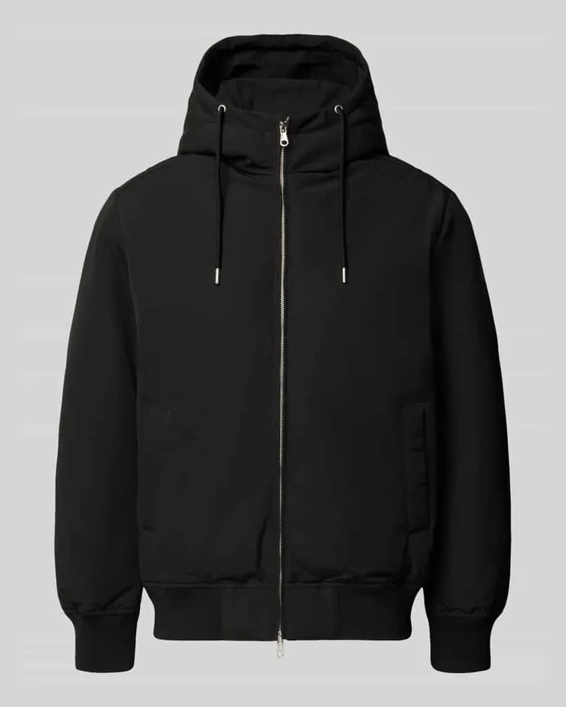 Jack & Jones Jacke mit Kapuze und Eingrifftaschen Modell 'TRACE Black