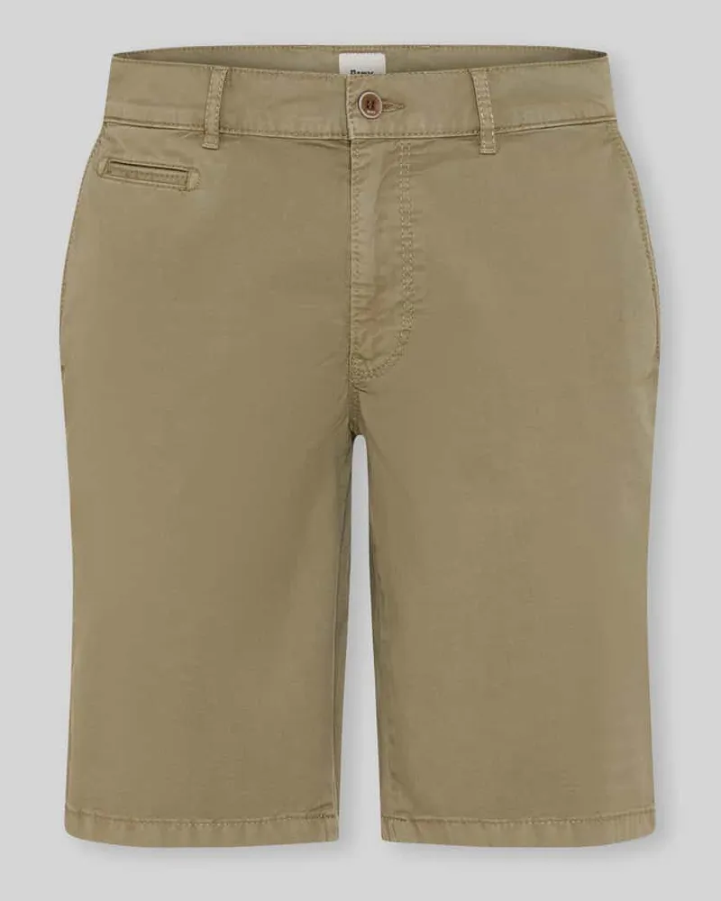 Brax Regular Fit Bermuda aus Baumwoll-Mix Hellgruen
