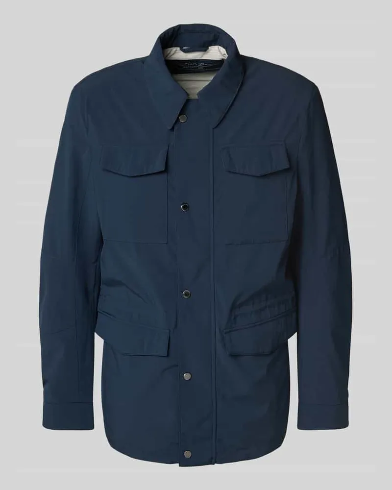 Christian Berg Parka mit Pattentaschen Marine