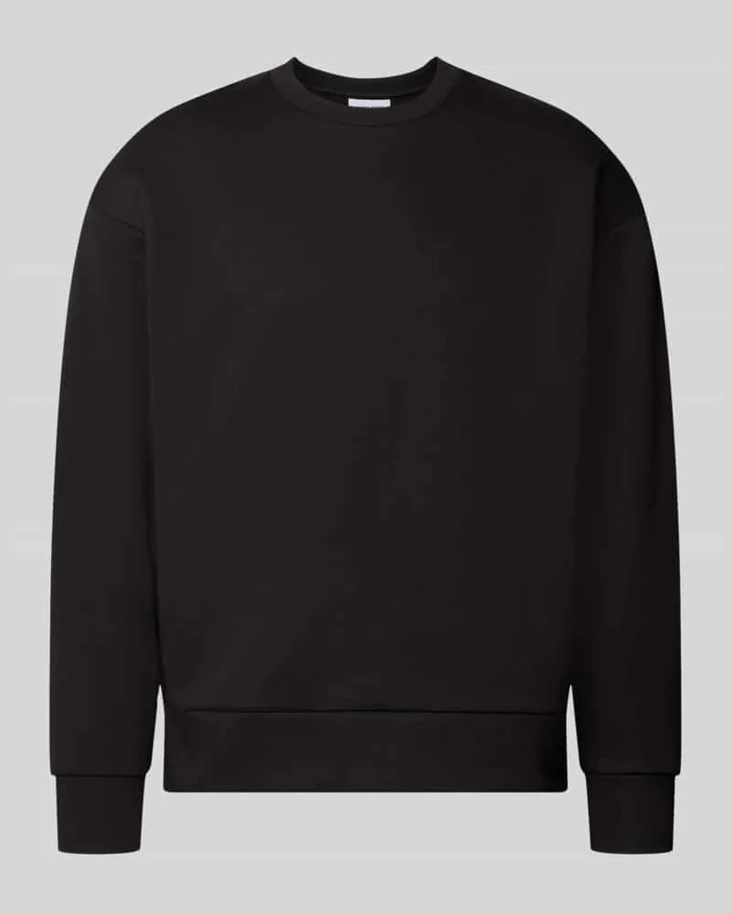 Jack & Jones Regular Fit Sweatshirt mit Baumwoll-Anteil Black