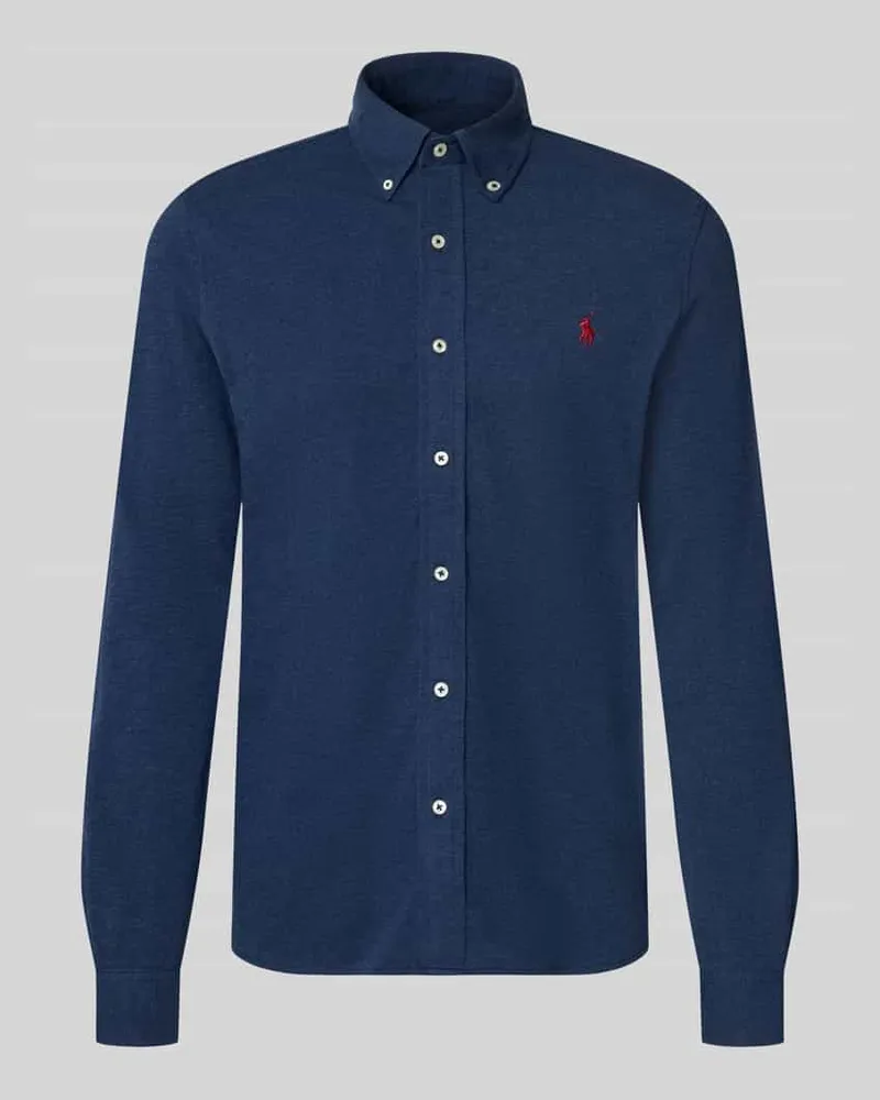 Ralph Lauren Regular Fit Freizeithemd aus reiner Baumwolle Marine