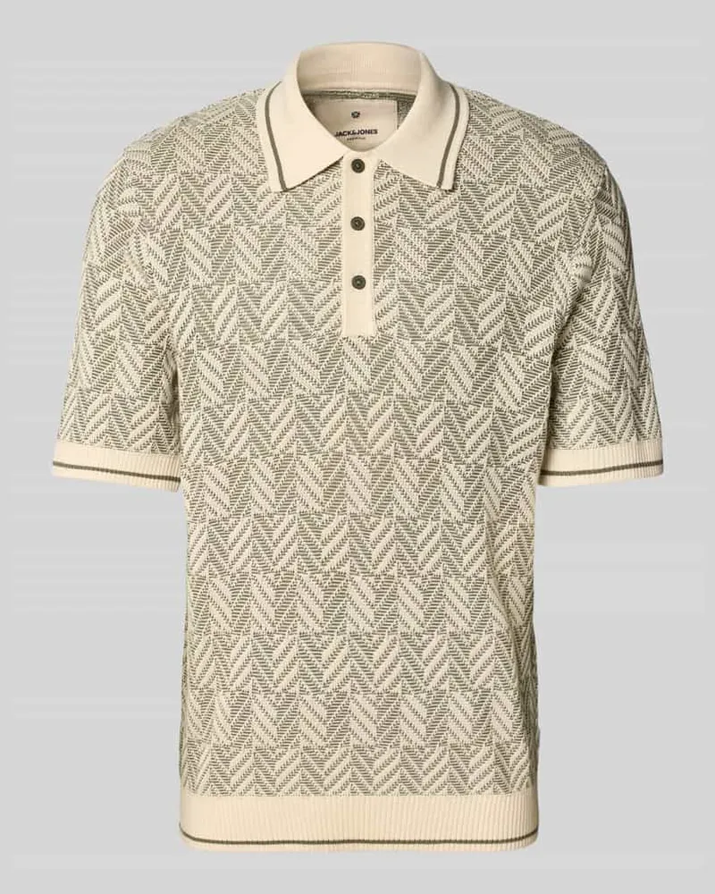 Jack & Jones Poloshirt in Strick-Optik Modell 'CODY 