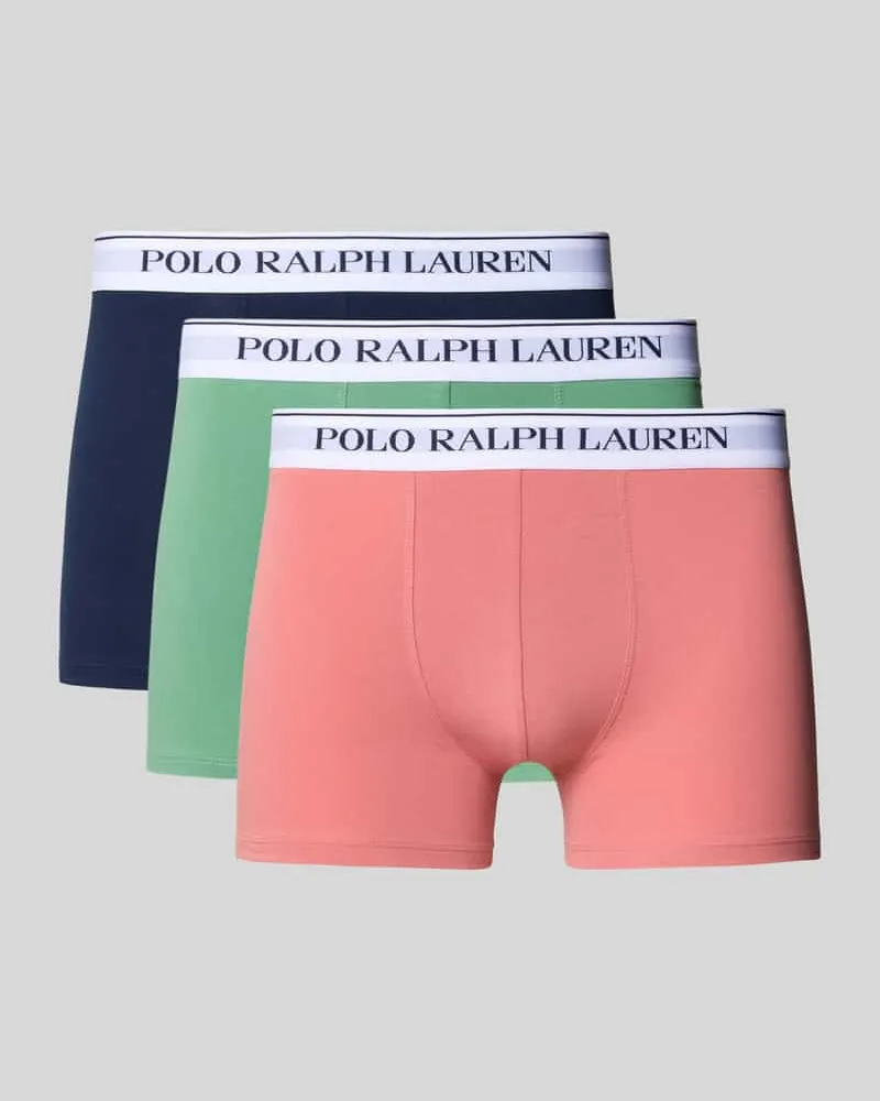 Ralph Lauren Trunks mit elastischem Logo-Bund im 3er-Pack Rose