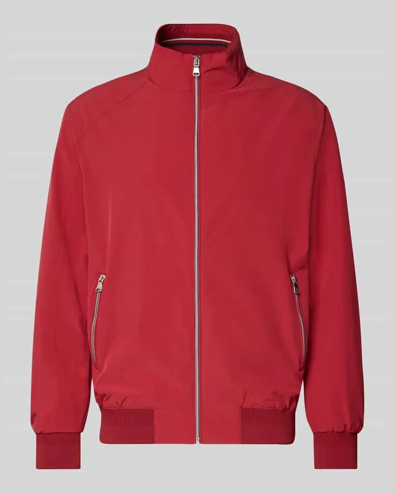 Christian Berg Jacke mit Stehkragen Rot