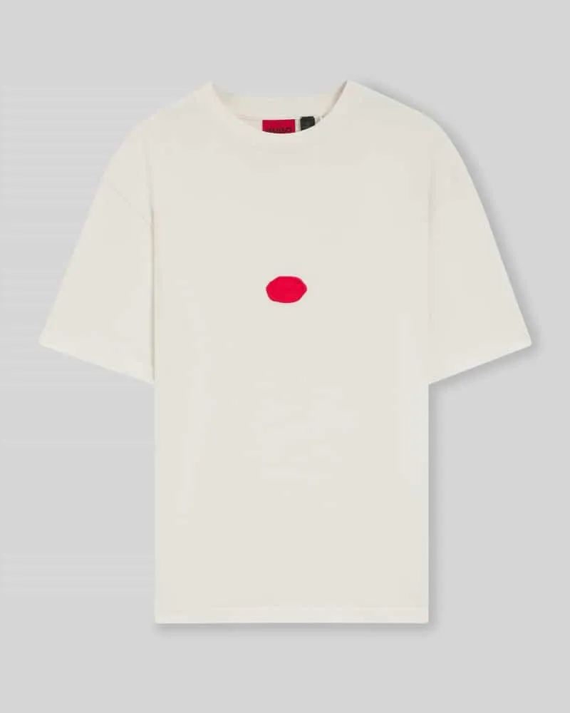 HUGO BOSS Relaxed Fit T-Shirt aus Baumwoll-Jersey Modell 'DIVIS 