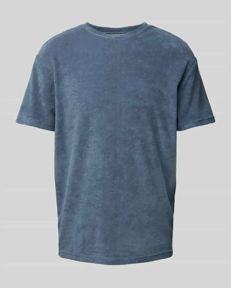 Only & Sons T-Shirt mit geripptem Rundhalsausschnitt Modell 'HELLAS 