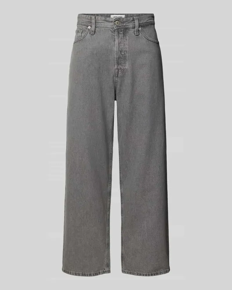 Jack & Jones Baggy Fit Jeans im 5-Pocket-Design Modell 'ALEX 