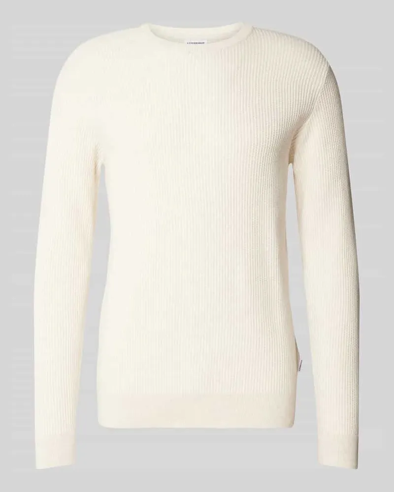 Lindbergh Strickpullover mit Rundhalsausschnitt 