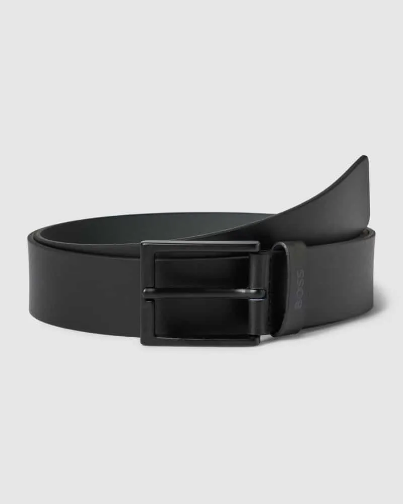HUGO BOSS Gürtel mit Label-Detail Modell 'Timon 