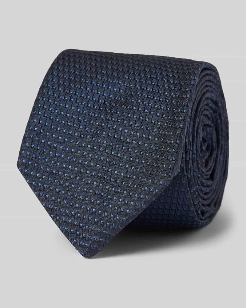 HUGO BOSS Krawatte aus reiner Seide Marine