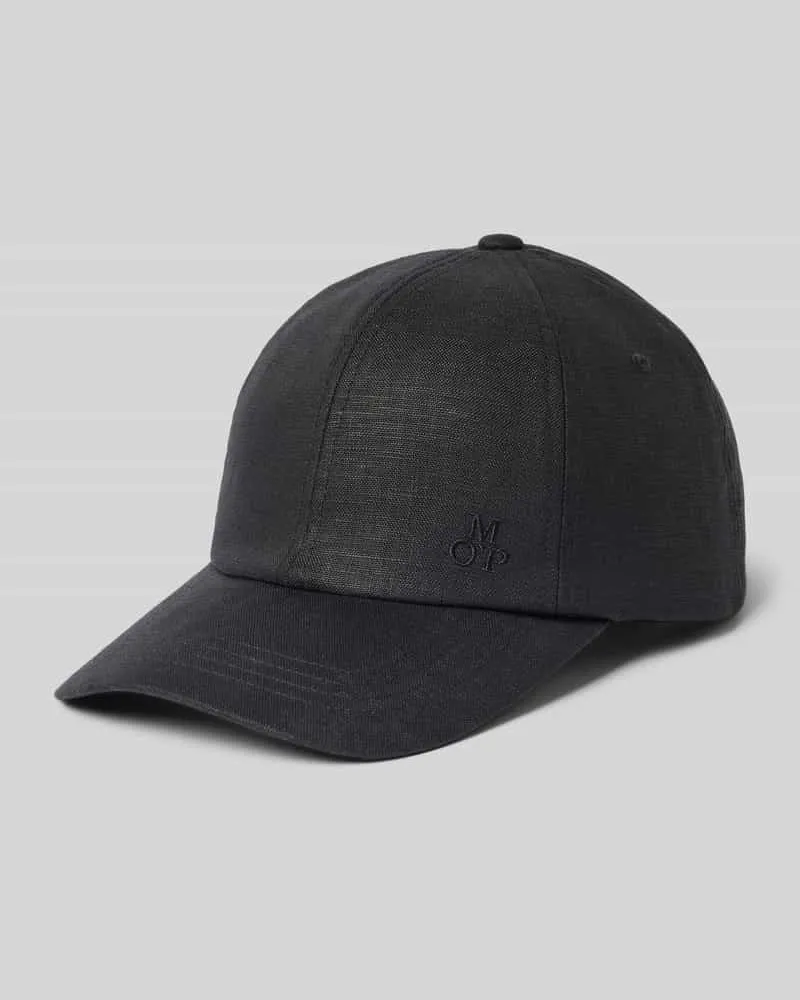 Marc O'Polo Basecap aus reinem Leinen Black