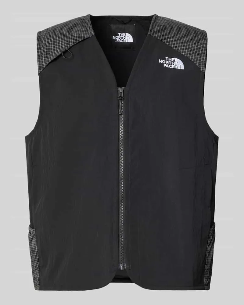 The North Face Regular Fit Weste mit Logo-Stitching Black