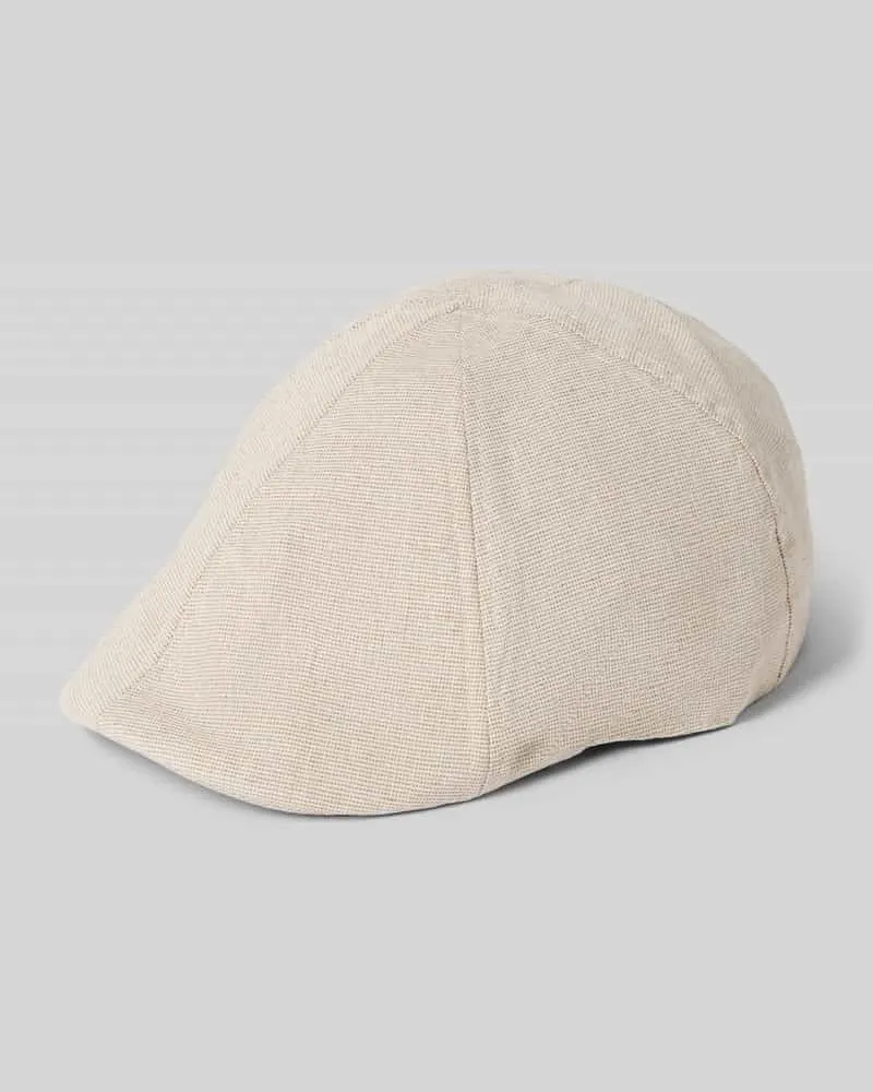 Müller Headwear Schiebermütze Leinen-Mix Beige