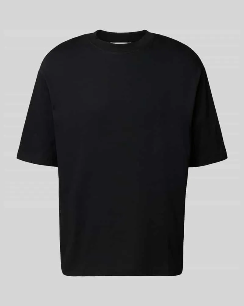 Selected Homme Regular Fit T-Shirt aus reiner Baumwolle Modell 'RELAXASPEN Black