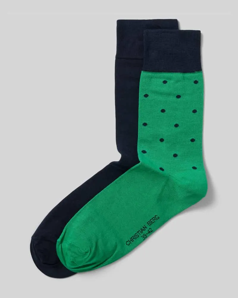 Christian Berg Socken mit Label-Detail 