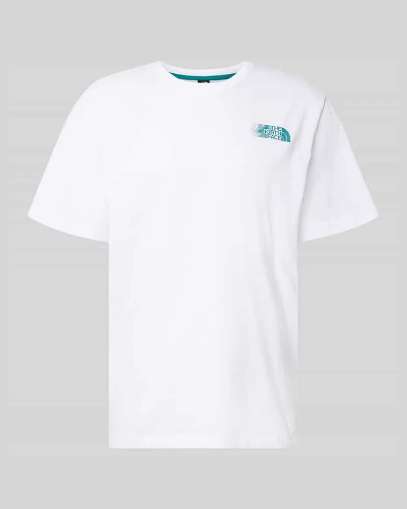 The North Face Relaxed Fit T-Shirt mit Logo-Print Weiss