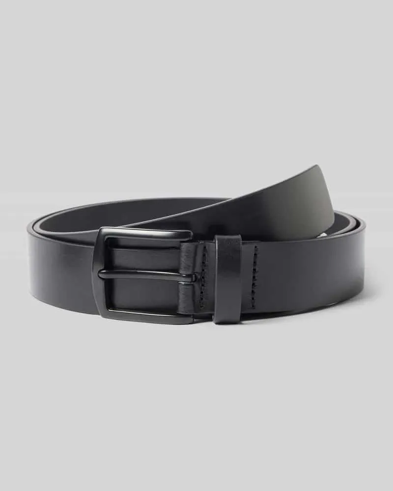 McNeal Ledergürtel mit Dornschließe Black