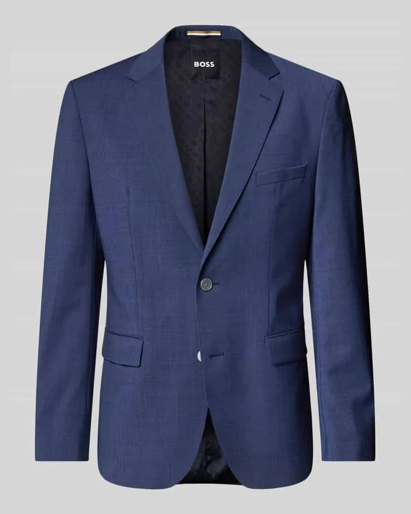 HUGO BOSS Slim Fit 2-Knopf-Sakko mit Pattentaschen Modell 'Jasper 