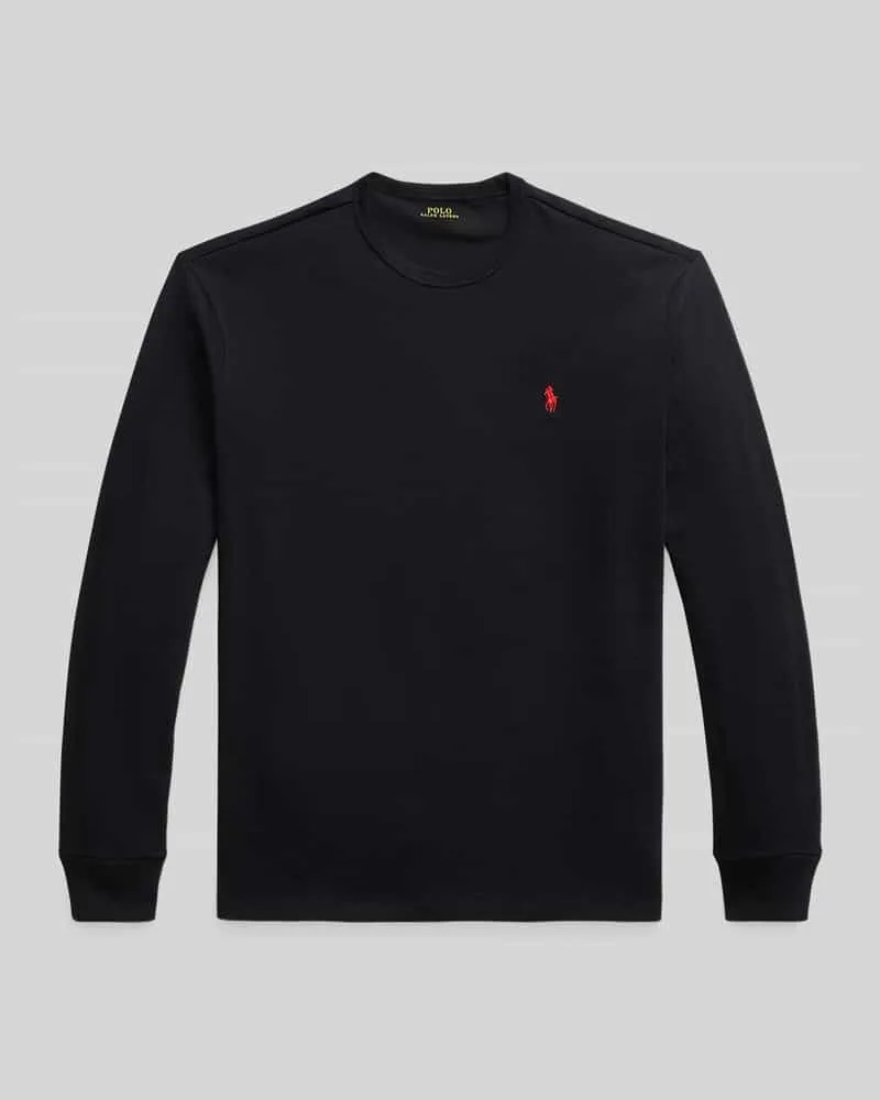 Ralph Lauren Longsleeve mit Label-Stitching Black
