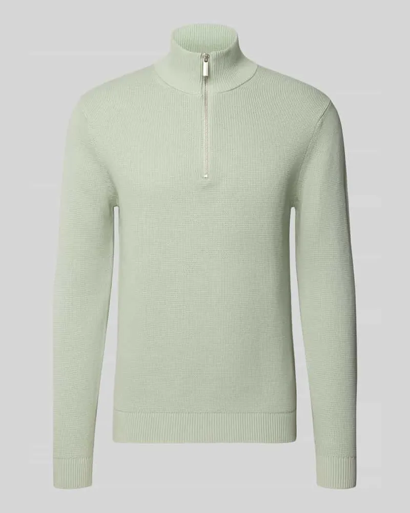 Selected Homme Regular Fit Troyer aus reiner Bio-Baumwolle Modell 'DANE Lind